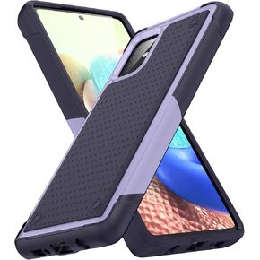 Designed for Samsung Galaxy A71 5G Case 2 in 1 Gift Militay Grade Drop Protective Rugged Heavy Duty Cover Shockproof Case for Galaxy A71 5G Phone Case for Women Men boy Girl (Black+Black)