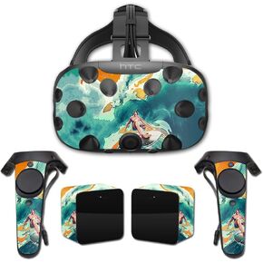 MightySkins Skin Compatible with HTC Vive Full Coverage - Acid Surf | Protective, Durable, and Unique Vinyl Decal wrap Cover | Easy to Apply, Remove, and Change Styles | Made in The USA