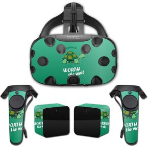 MightySkins Skin Compatible with HTC Vive Full Coverage - Late Turtle | Protective, Durable, and Unique Vinyl Decal wrap Cover | Easy to Apply, Remove, and Change Styles | Made in The USA