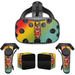MightySkins Skin Compatible with HTC Vive Full Coverage - Tiki Man | Protective, Durable, and Unique Vinyl Decal wrap Cover | Easy to Apply, Remove, and Change Styles | Made in The USA