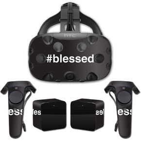 MightySkins Skin Compatible with HTC Vive Full Coverage - Blessed | Protective, Durable, and Unique Vinyl Decal wrap Cover | Easy to Apply, Remove, and Change Styles | Made in The USA