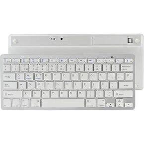FLY WAY Bluetooth 3.0 Keyboard, Portable Wireless Keypad,Universal Slim Bluetooth Keyboard for iOS, Android, Windows and Other Bluetooth Devices（German）