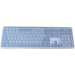 Silicone keyboard Skin Compatible for Logitech MX Mechanical Wireless Full Size Keyboard (Not for Logitech MX Mechanical Mini Keyboard/Logitech MX Keys Advanced Keyboard/Logitech Craft Keyboard) Clear