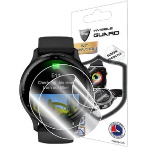 IPG for Garmin Venu 3, GPS Smartwatch Hydrogel Screen Protector (2 Units) Invisible HD Clear Film Anti Scratch Guard-Smooth/Self-Healing/Bubble for Venu 3