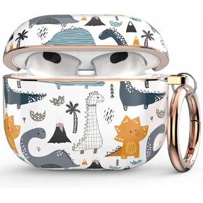 case for AirPods 3, AirPod 3 case for Women, AirPods 3rd Generation case, Key Chain, LED Visible, Heavy Duty, Support Wireless Charging (Blue) in Kuwait