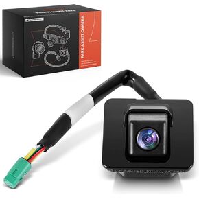 A-Premium Park Assist Camera Rear View Backup Reverse Camera Compatible with Select Chevrolet Models - 2016-2018 Cruze, 2016 Cruze Limited - Replace# 39081683