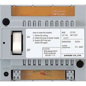 Aiphone Corporation GT-BC Audio Bus Control Unit for GT Series, Multi-Tenant Intercom, ABS Plastic Construction