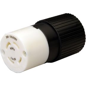 Reliance Controls L1430C 30-Amp L14-30 Female Connector for Generator Cords,Black