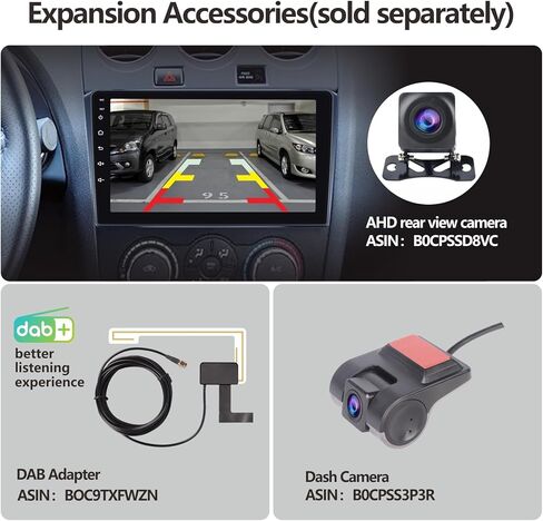 ستيريو سيارة LXKLSZ لسيارة Nissan Teana Altima 2008-2012 متوافق مع Carplay اللاسلكي/Android Auto مع شاشة لمس IPS مقاس 9 بوصات/بلوتوث/وصلة مرآة/FM/AM/USB/طاقة عالية in Kuwait