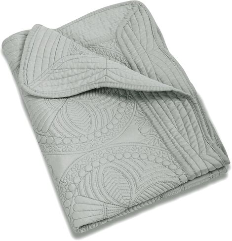 Baby Quilt Personlized Monogram Lightweight Embossed Scalloped Throw Blanket Four Seasons (Pink Gingham) in Saudi Arabia