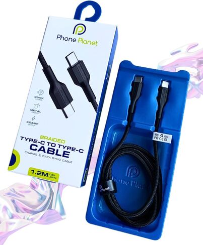 كابل إضاءة سريع الشحن 30 وات كابل إضاءة 3A Zine Alloy Nylon مضفر - لهاتف iPhone 14/14 Pro/14 Pro Max وMacbook وiPad وiPhone 11 و12 و13 و10 و8 و7 وiPhone SE - 4 أقدام in Saudi Arabia