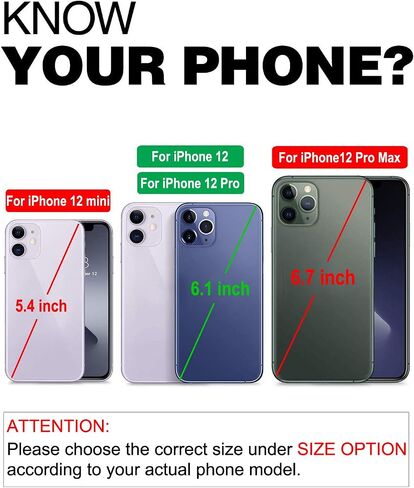 SINIANL Leather Case Compatible with iPhone 12 Case Wallet, Compatible with iPhone 12 Pro Wallet Case Book Folding Flip Case with Credit Card Holder Magnetic Closure for iPhone 12/12 Pro 6.1 inch in Saudi Arabia