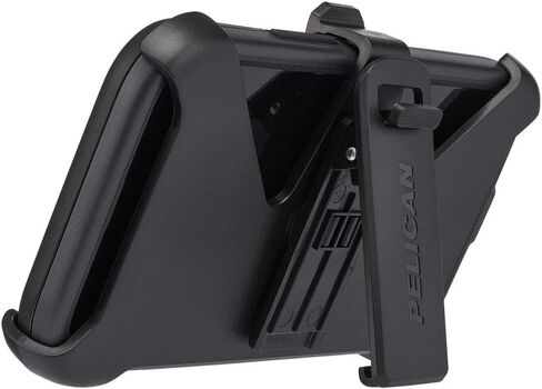 Pelican Voyager Series – Heavy-Duty MAGSAFE Case Cover for IPhone 13 Pro Max with Belt Clip Holster – 18Ft Drop Protection – 6.7 Inches Holster, Black in Saudi Arabia