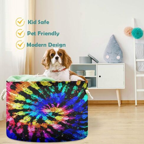 visesunny Collapsible Large Capacity Basket Unicorns are Real Animal Clothes Toy Storage Hamper with Durable Cotton Handles Home Organizer Solution for Bathroom, Bedroom, Nursery, Laundry,Closet in Saudi Arabia