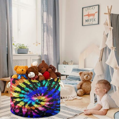 visesunny Collapsible Large Capacity Basket Unicorns are Real Animal Clothes Toy Storage Hamper with Durable Cotton Handles Home Organizer Solution for Bathroom, Bedroom, Nursery, Laundry,Closet in Saudi Arabia