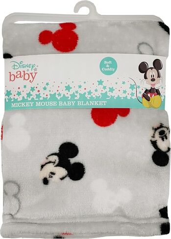 Disney Cudlie Baby Boy Mickey Mouse 1-Ply Flannel Fleece with Good Time Print in Saudi Arabia