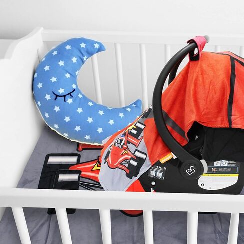 بطانية الأطفال Dear Baby Gear Cars - بطانية أطفال بطبقة مزدوجة - بطانيات للأطفال الصغار - للأولاد والبنات - السيارات والشاحنات ومركبات البناء والمعدات الثقيلة، رمادي - 40 بوصة × 30 بوصة in Kuwait