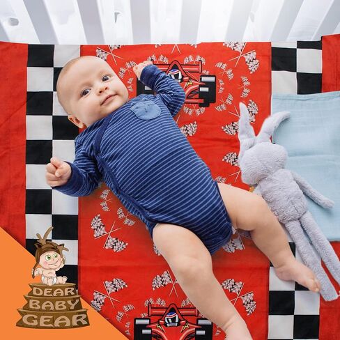 بطانية الأطفال Dear Baby Gear Cars - بطانية أطفال بطبقة مزدوجة - بطانيات للأطفال الصغار - للأولاد والبنات - السيارات والشاحنات ومركبات البناء والمعدات الثقيلة، رمادي - 40 بوصة × 30 بوصة in Kuwait