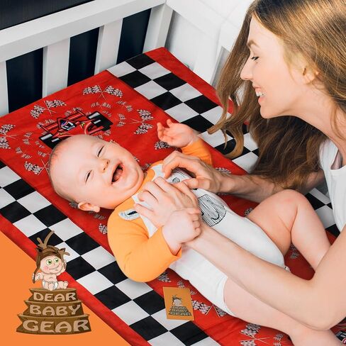 بطانية الأطفال Dear Baby Gear Cars - بطانية أطفال بطبقة مزدوجة - بطانيات للأطفال الصغار - للأولاد والبنات - السيارات والشاحنات ومركبات البناء والمعدات الثقيلة، رمادي - 40 بوصة × 30 بوصة in Kuwait