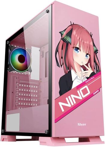 Anime Stickers for PC Case,Cartoon Decor Decals for Computer Chassis Skin,ATX Mid Case Decorative Sticker,Waterproof Easy Removable in Saudi Arabia
