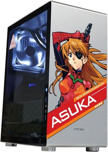 Anime Stickers for PC Case,Cartoon Decor Decals for Computer Chassis Skin,ATX Mid Case Decorative Sticker,Waterproof Easy Removable in Saudi Arabia