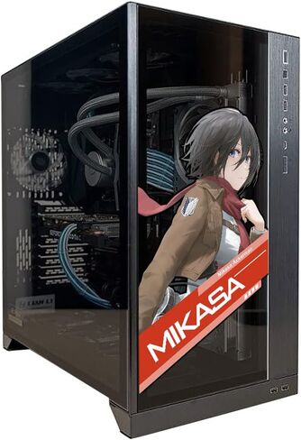 Anime Stickers for PC Case,Cartoon Decor Decals for Computer Chassis Skin,ATX Mid Case Decorative Sticker,Waterproof Easy Removable in Saudi Arabia