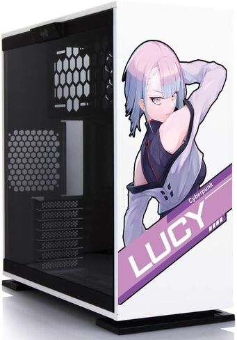 Anime Stickers for PC Case,Cartoon Decor Decals for Computer Chassis Skin,ATX Mid Case Decorative Sticker,Waterproof Easy Removable in Saudi Arabia