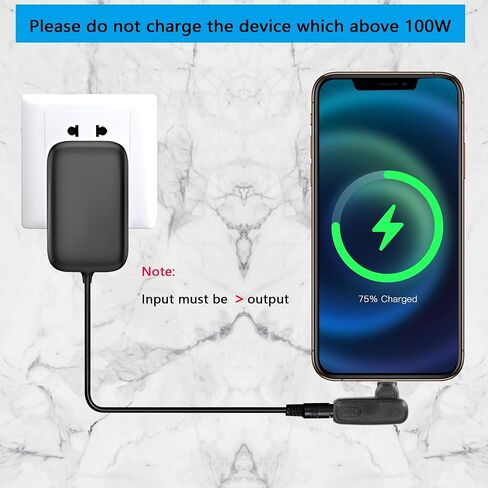 SinLoon 100W PD DC7909 to Type C Power Charging Adapter DC 7.9mm x 0.9mm Female to USB C Male Connector,Uilt-in with PD Automatic Identification Induction Chip,for Phones,Tablets,Laptops (7909 A) in Saudi Arabia