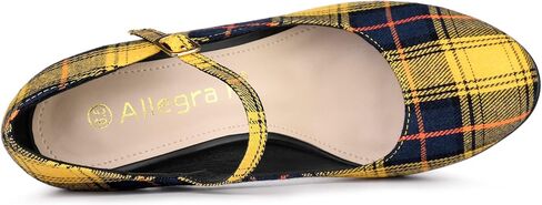 Allegra K Women's Houndstooth Platform Stiletto Heels Mary Janes Pumps in Saudi Arabia