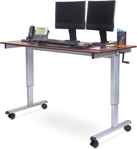 LUXOR STANDUP-CF60-DW مكتب وقوف عالي السرعة قابل للتعديل مقاس 60 بوصة in Kuwait