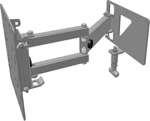 حامل تلفزيون دوار ممتد على الحائط من MORryde TV1-006H in Kuwait