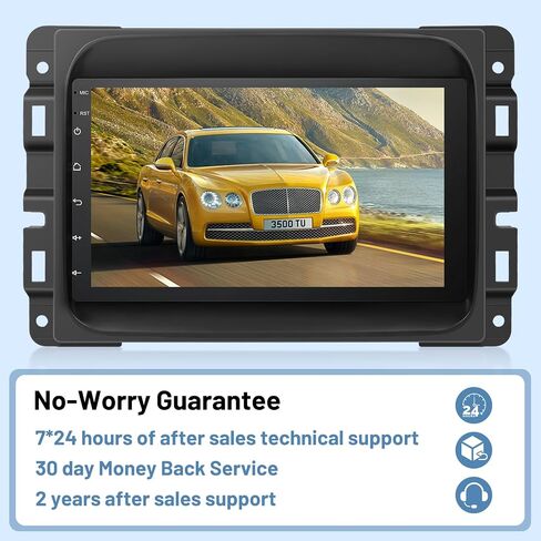 [2G+64G] راديو سيارة لسيارة Dodge RAM 1500 2500 3500 2013-2018 (فقط للتكييف اليدوي)، 7 بوصة Android 13 شاشة لمس ستيريو، Carplay/Android Auto/Hi-Fi Audio/SWC/Bluetooth/1080P in Saudi Arabia
