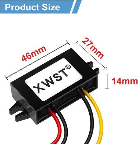DC to DC 12V to 5V 3A 15W 15watt with Double USB output power Adapter converter 8V-22V to 5V Voltage Buck Regulator,Step-down Module,Waterproof Power Adapt 5V Volt Transformer Module in Saudi Arabia