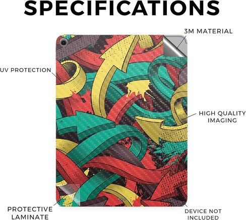 Carbon Fiber Tablet Skin Compatible with Apple iPad Air 13 (M2) 2024 - Blue Meanies - Premium 3M Vinyl Protective Wrap Decal Cover - Easy to Apply | Crafted in The USA by MightySkins in Kuwait