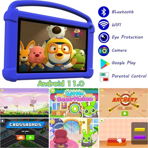 BYYBUO Kids Tablet, 7 inch Tablet for Kids, Android 11 Tablets, Children Tablet with Shockproof Case in Saudi Arabia