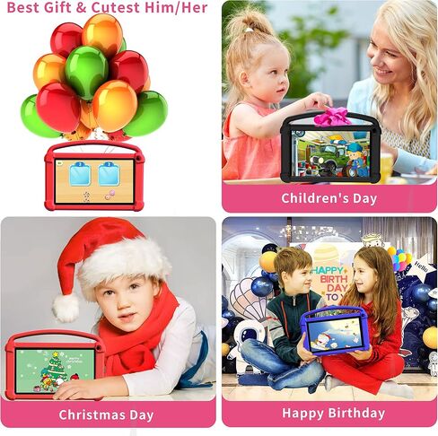 BYYBUO Kids Tablet, 7 inch Tablet for Kids, Android 11 Tablets, Children Tablet with Shockproof Case in Saudi Arabia