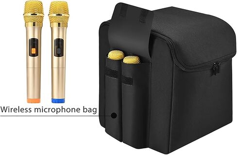 Travel Carry Case Storage Tote Bag Compatible with JBL PartyBox Encore Essential Party Speaker & Accessories Protection Cover Case Shoulder Bag, Black in Saudi Arabia