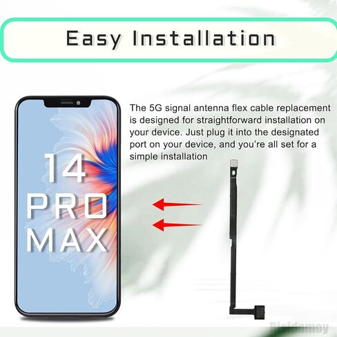 for iPhone 14 PRO MAX US Version 5G Signal Antenna Replacement for iPhone 14PROMAX 5G Antenna Flex Cable Connection Part with Repair Fix Tool for A2651 A2893 A2894 A2895 A2896 in Saudi Arabia