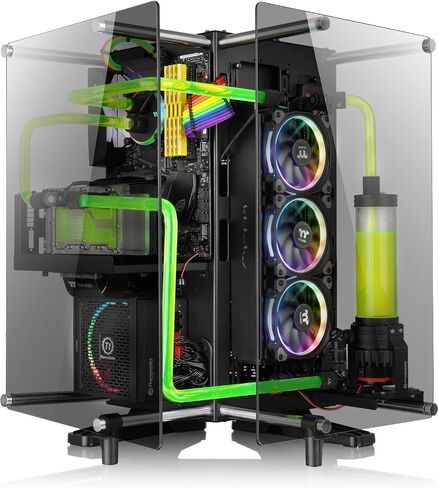 Thermaltake Core P90 TG Mid Tower Liquid Cooling System - Black in Saudi Arabia