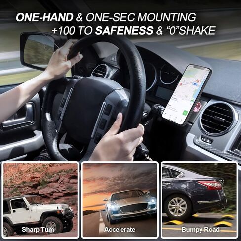 IKOPO Pink-Metal Car Phone Holder Mount, Magnetic Phone Holder for Car Dashboard with Strong Magnet Suitable for iPhone, Samsung, LG, GPS, and More in Kuwait