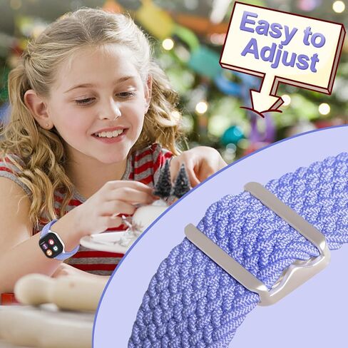 Kuaguozhe 3 Pack Magnetic Braided Bands Compatible with Cosmo JrTrack 3/Cosmo Jrtrack 2 SE/Cosmo Jrtrack 2/Cosmo Jrtrack Kids Smartwatch, Breathable Adjustable Braided Sport Wristband for Kids in Saudi Arabia