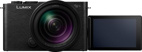 Panasonic LUMIX S9 Mirrorless Full Frame Compact Camera with 28-200mm L Mount Lens for Content Creators - Black -Bundle with 64GB UHS-II SDXC Memory Card and More Accessories in Saudi Arabia