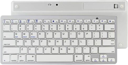 FLY WAY Bluetooth 3.0 Keyboard, Portable Wireless Keypad,Universal Slim Bluetooth Keyboard for iOS, Android, Windows and Other Bluetooth Devices（German） in Kuwait