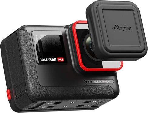 غطاء العدسة الواقي من السيليكون متوافق مع عدسة Insta360 Ace/Ace Pro، حافظة Ace الواقية من ملحقات الكاميرا الرياضية (Ace Pro) in Saudi Arabia