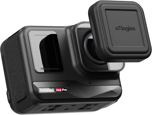 غطاء العدسة الواقي من السيليكون متوافق مع عدسة Insta360 Ace/Ace Pro، حافظة Ace الواقية من ملحقات الكاميرا الرياضية (Ace Pro) in Saudi Arabia