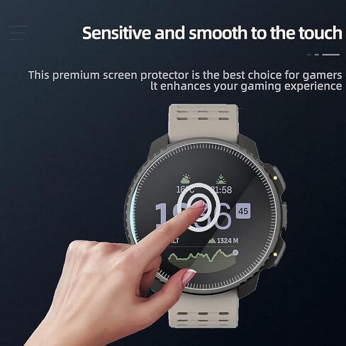 واقي شاشة من الزجاج المقوى متوافق مع Suunto Vertical، 0.33 ملم واقي مضاد للخدش للساعة الذكية in Saudi Arabia