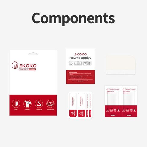 واقي شاشة skoko مضاد للتوهج وملمس ورقي ناعم (قطعتين) متوافق مع Wacom One 13 Touch DTH 134، 13 بوصة in Kuwait