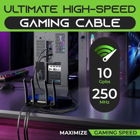 GearIT Cat 6 Outdoor Flat Ethernet Cable (15ft, Black) Direct Burial Rated LLDPE Jacket - Indoor Cat6 Shielded FTP 10Gbps High Speed Gaming Computer Network RJ45 Snagless Patch Cord Internet in Saudi Arabia