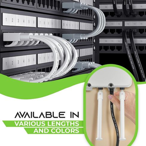 GearIT Cat 6 Outdoor Flat Ethernet Cable (15ft, Black) Direct Burial Rated LLDPE Jacket - Indoor Cat6 Shielded FTP 10Gbps High Speed Gaming Computer Network RJ45 Snagless Patch Cord Internet in Saudi Arabia