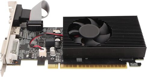 بطاقة رسومات الألعاب Dpofirs 730، بطاقة رسومات 4G DDR3B 128bit مع مروحة تبريد تدعم VGA DVI HD واجهة الوسائط المتعددة بطاقات رسومات الألعاب in Saudi Arabia